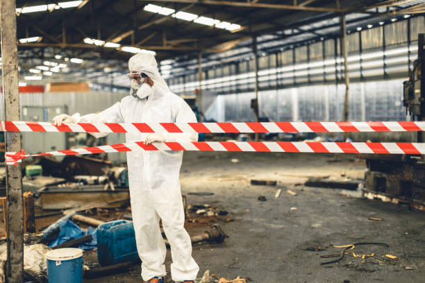 Professional Odor Removal technician working in Chester, CA